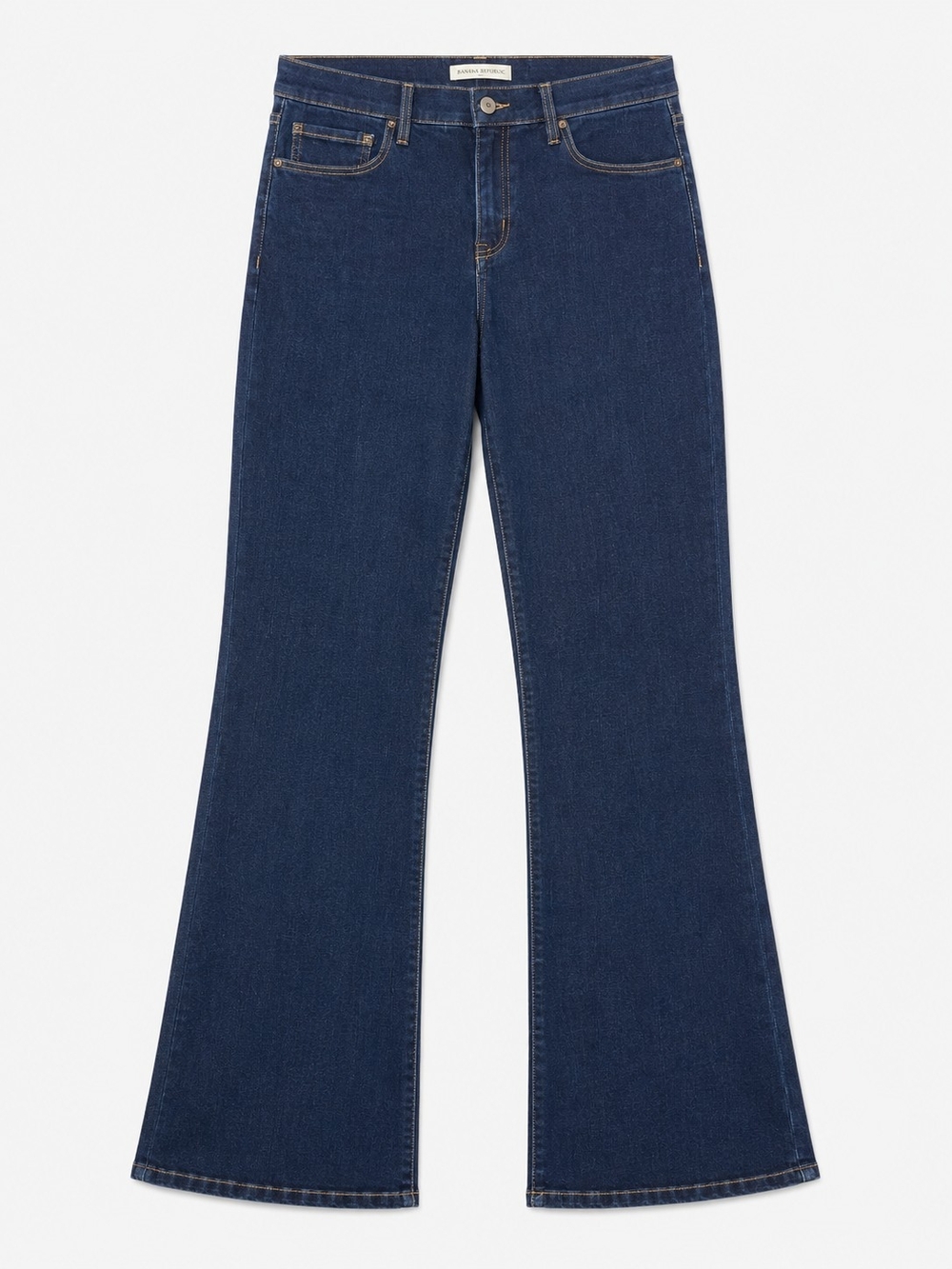 DKNY Dark Indigo Flare Jeans - Wide Leg